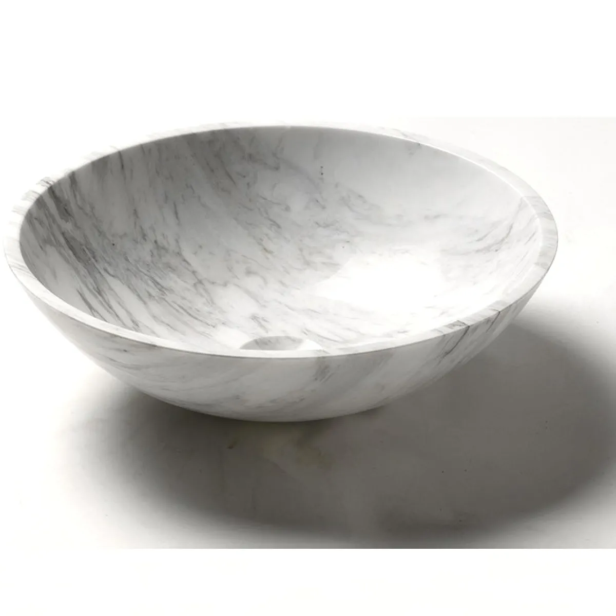 Carrara Slipad Rund*Italian Marble Outlet