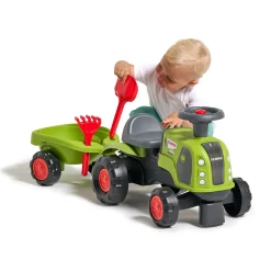 Claas Med Ratt, Tuta, Släpvagn, Kratta & Lastskopa*Falk Best