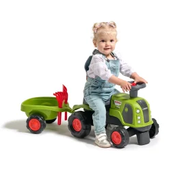 Claas Med Ratt, Tuta, Släpvagn, Kratta & Lastskopa*Falk Best