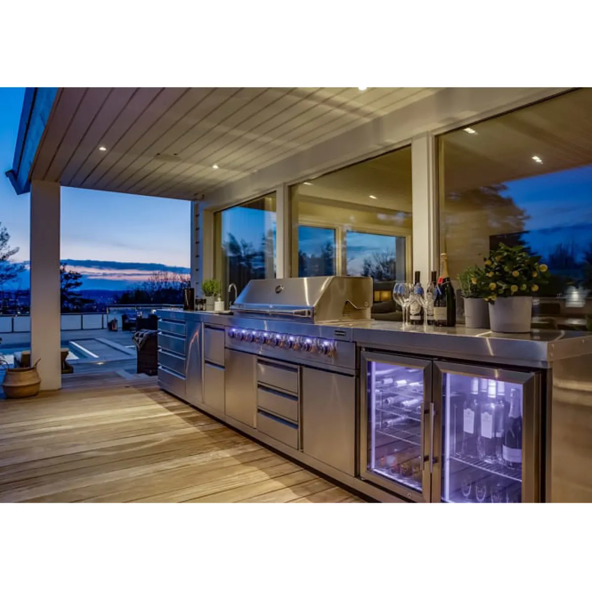 Classic Line Stainless 304SS Modul med Dubbeldörrar*Myoutdoorkitchen Hot