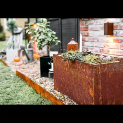 Corten 4-pack Gräskant, 110 cm*Skotte Garden Best