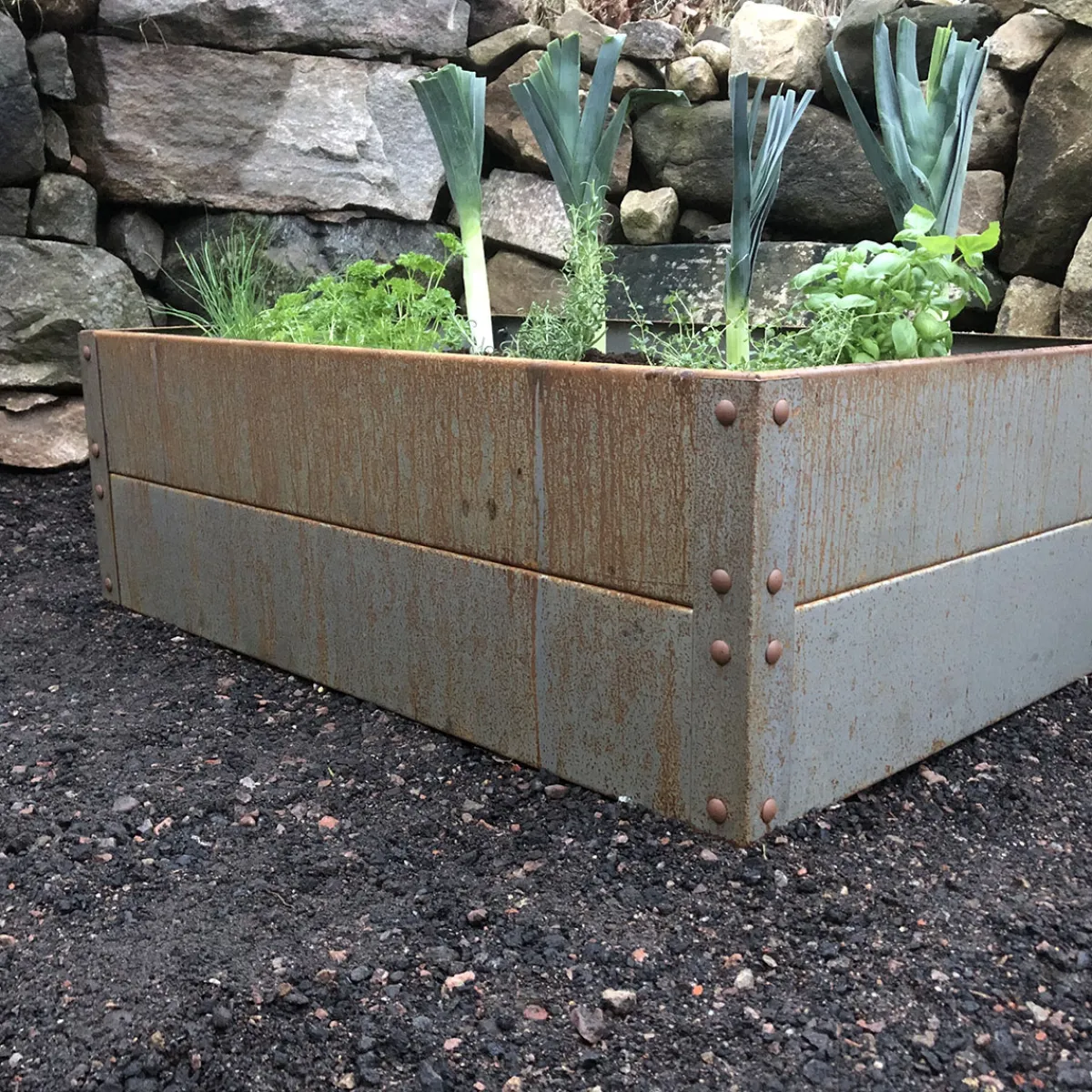 Cortenplåt 2 mm 800x1200x400 mm*Flexigarden Online