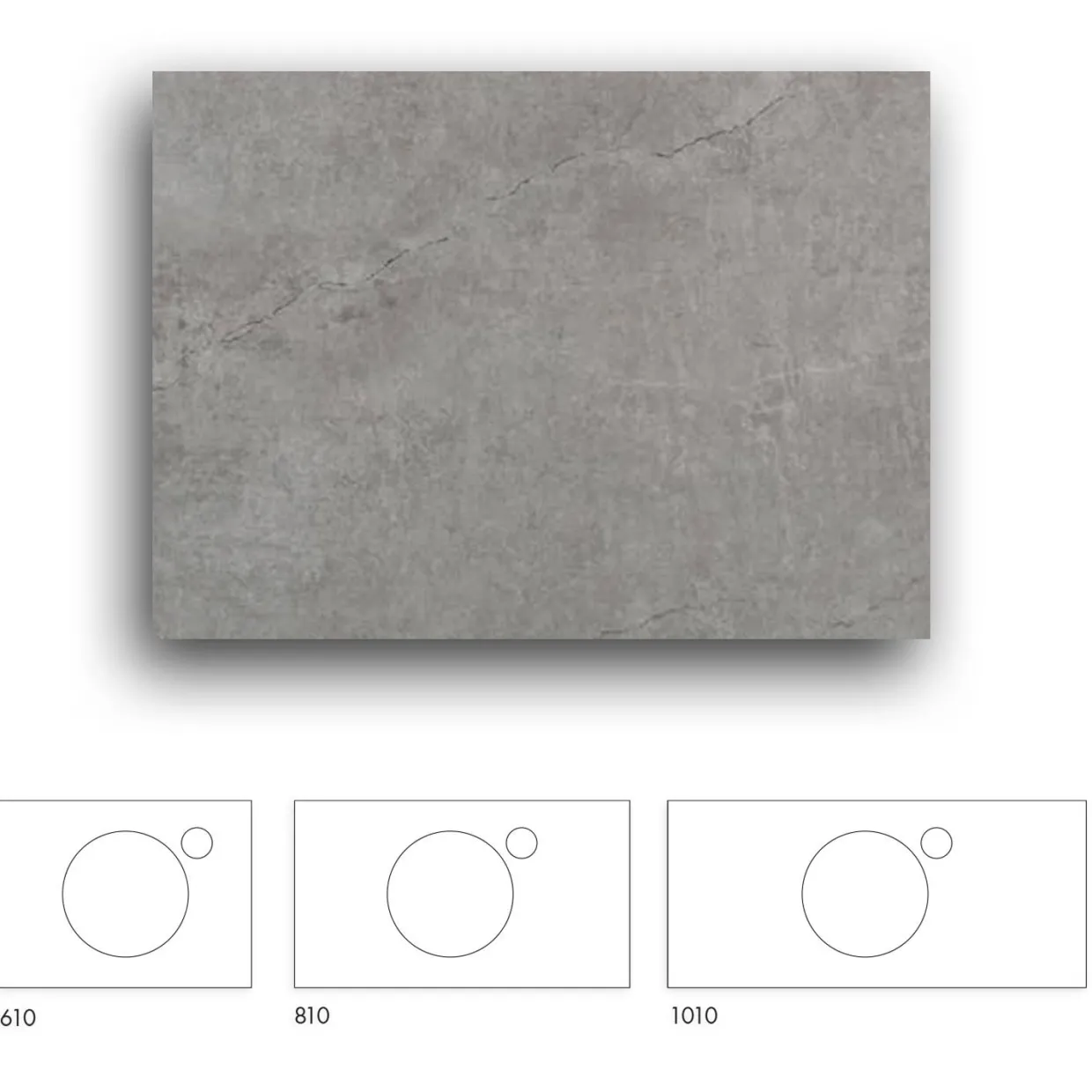 Crown+ Dekton 1010 till Tvättställsskåp Crown