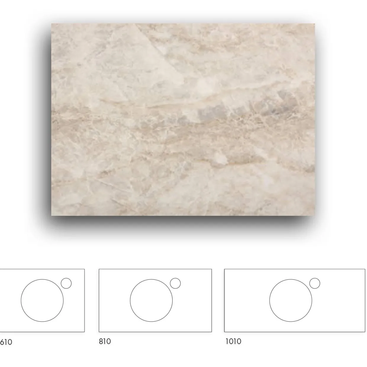 Crown+ Dekton 1010 till Tvättställsskåp Crown
