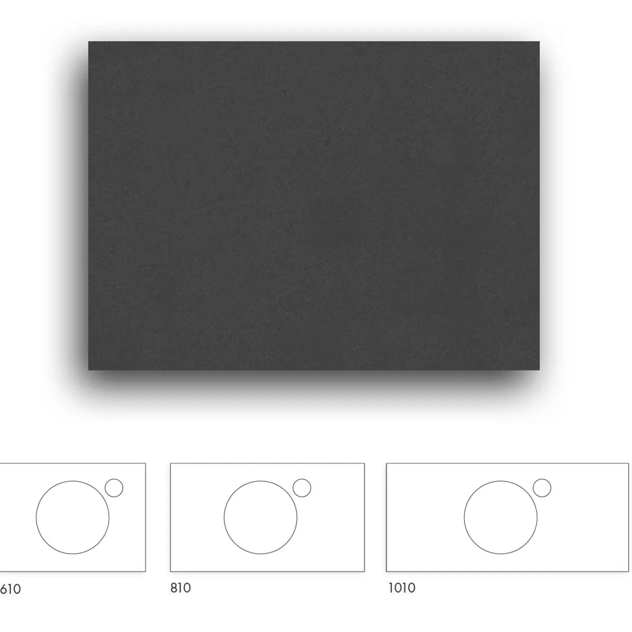 Crown+ Dekton 1010 till Tvättställsskåp Crown