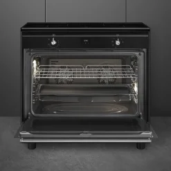 CX91IMBL Svart 90cm med Varmluft och Timerfunktion*Smeg Online