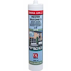 Dana Silikon 574 Transparent 300 ml för Kakel och Natursten*Danalim New