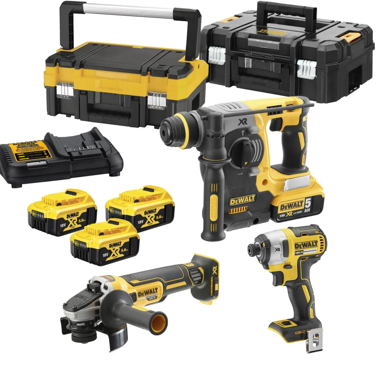 DCK305P3T 18V 3x5 Ah Kolborstfri Tstak*DeWalt Clearance