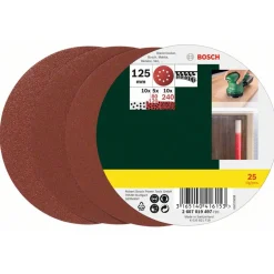 25-delars K80-240 125 mm*Bosch Power Tools Best