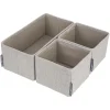 Drawer organizer 3-set Beige*Bigso Box of Sweden Best