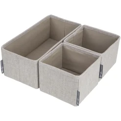 Drawer organizer 3-set Beige*Bigso Box of Sweden Best