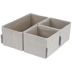 Drawer organizer 3-set Beige*Bigso Box of Sweden Best
