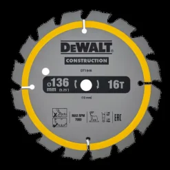 DT1946 136X10 mm 16T*DeWalt New