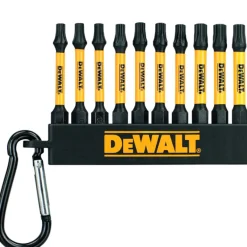 DT7275-QZ 50 mm FLEXTORQ-bits 10-Delars Med Nyckelring*DeWalt Clearance