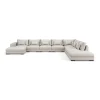 Dubai Large Modulsoffa med Vänster Divan & Linneklädsel*Bloomington Best