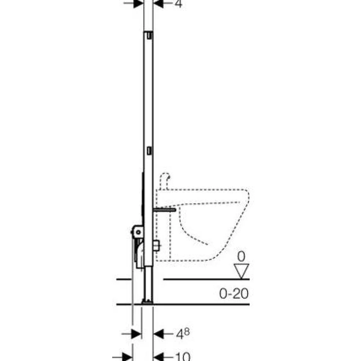 Duofix 112 cm*Geberit Sale