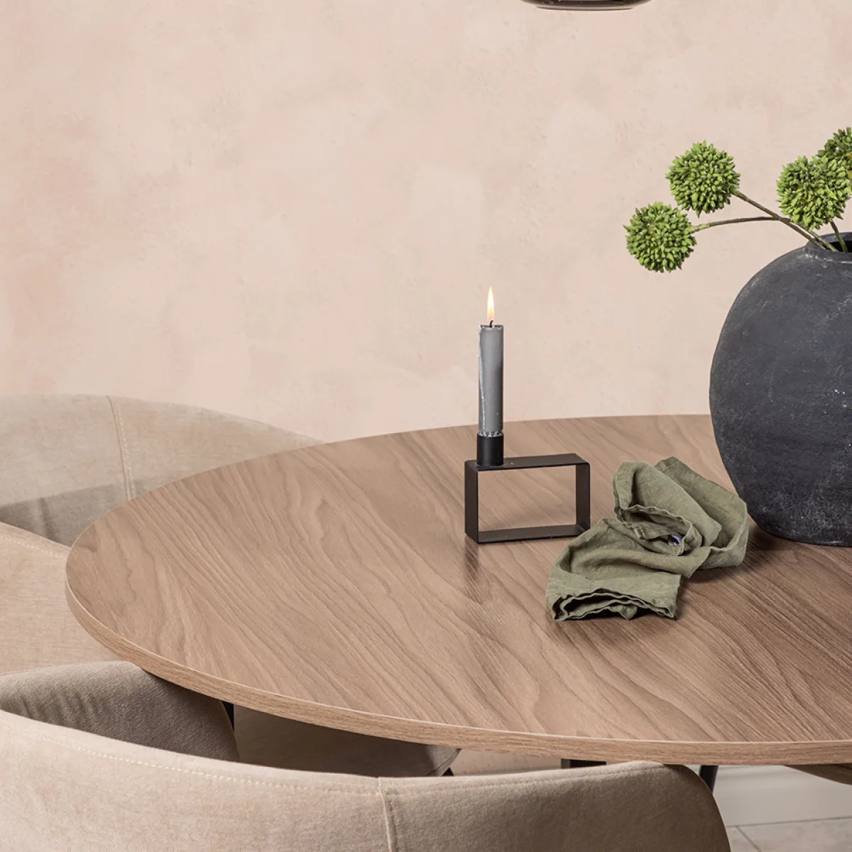 Durango Ø 120 cm med 4 Berit Stolar*Venture Home Sale