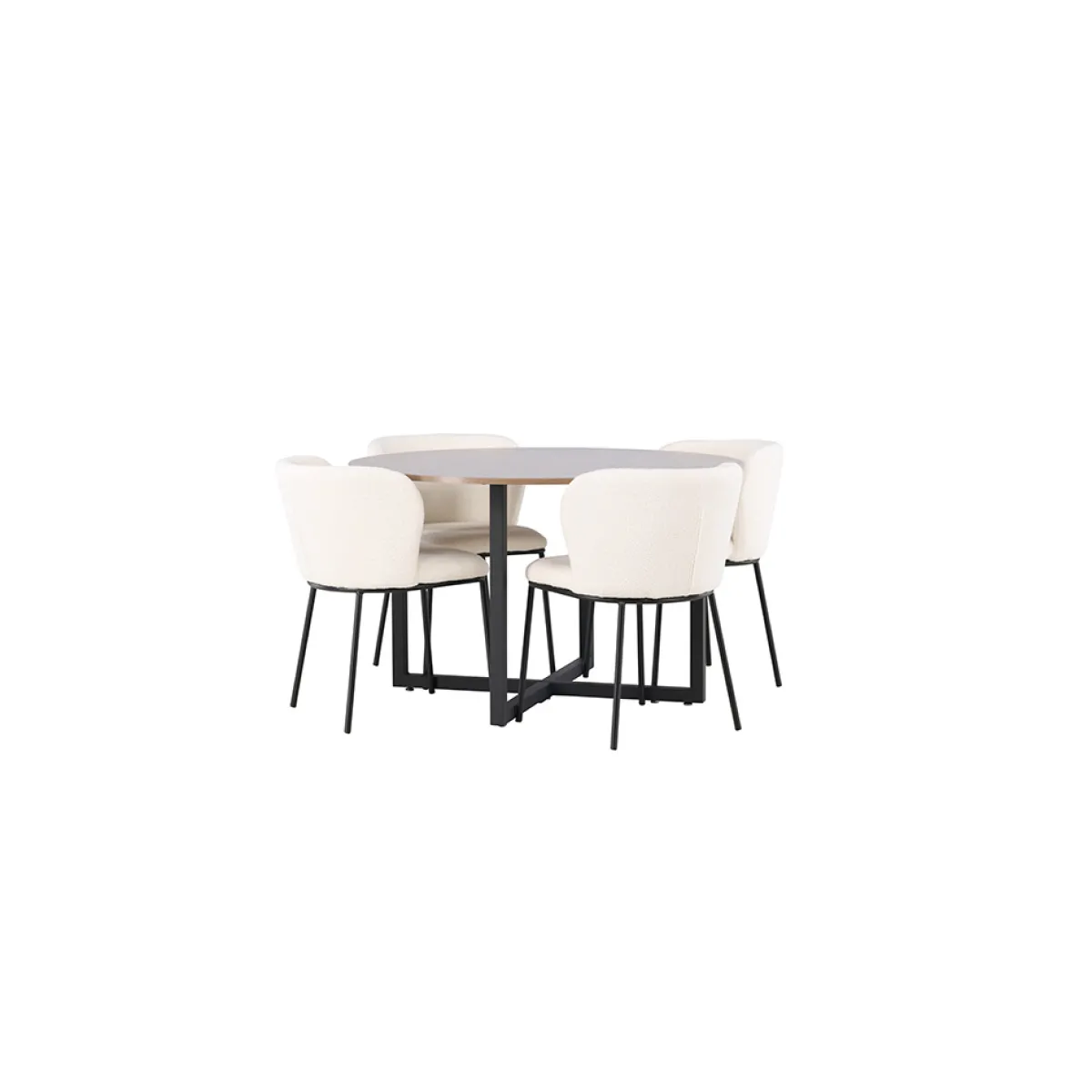 Durango Ø120 cm med 4 st Edina stolar*Venture Home Online