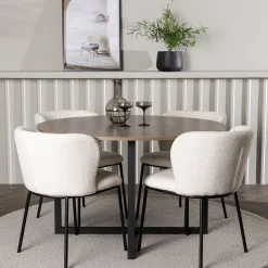 Durango Ø120 cm med 4 st Edina stolar*Venture Home Online