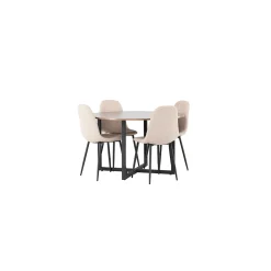 Durango Ø120 cm med 4 st Polar stolar*Venture Home Sale