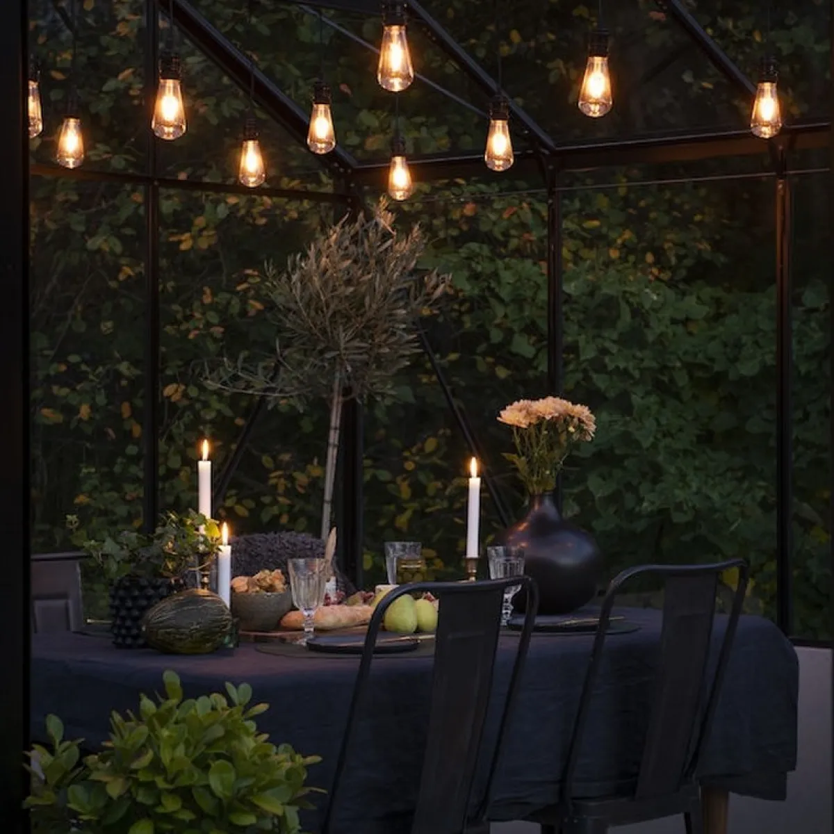 E27 10 Amber LED*Gnosjö Konstsmide