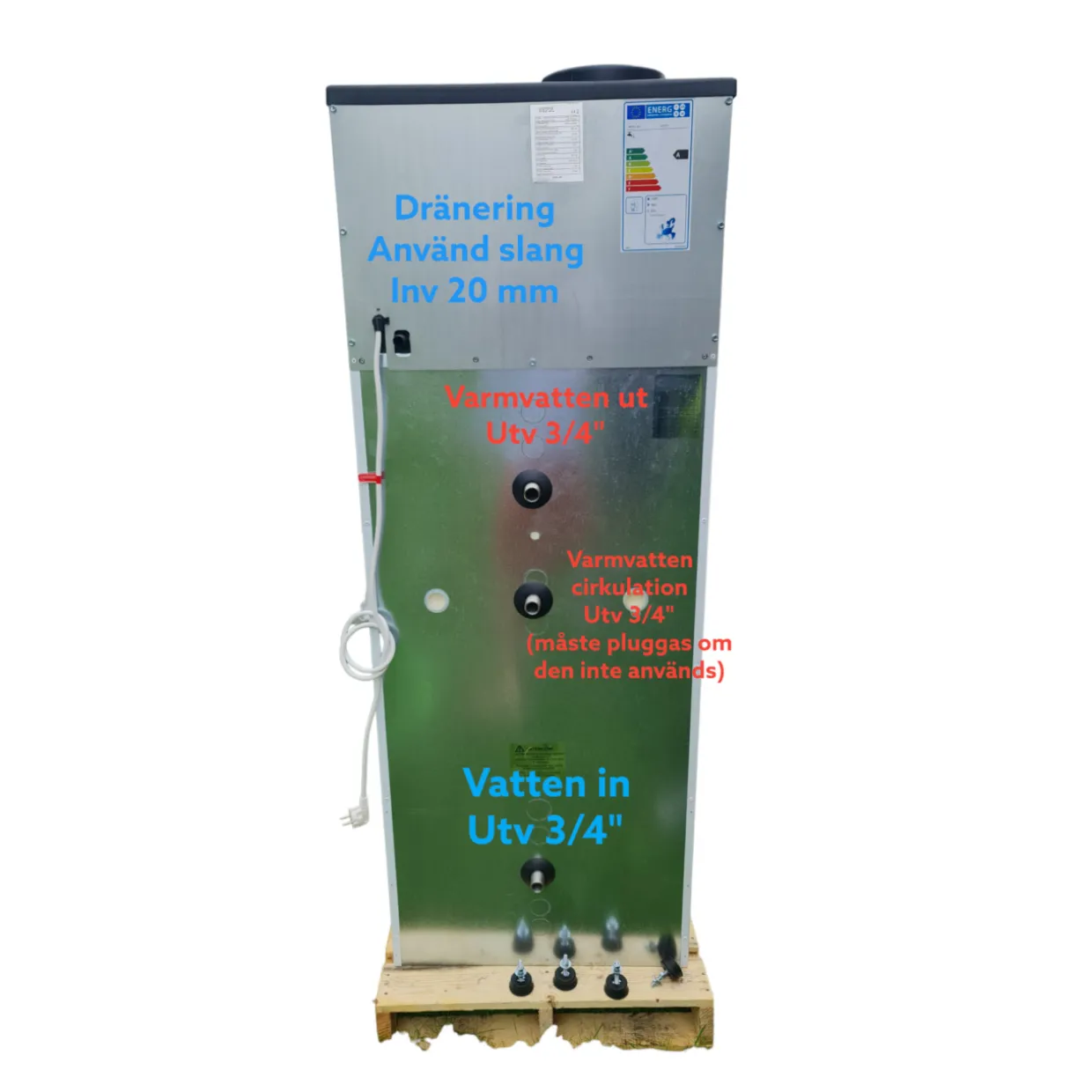 EcoHeat 200FW4R2 Wifi-Ansluten 200L