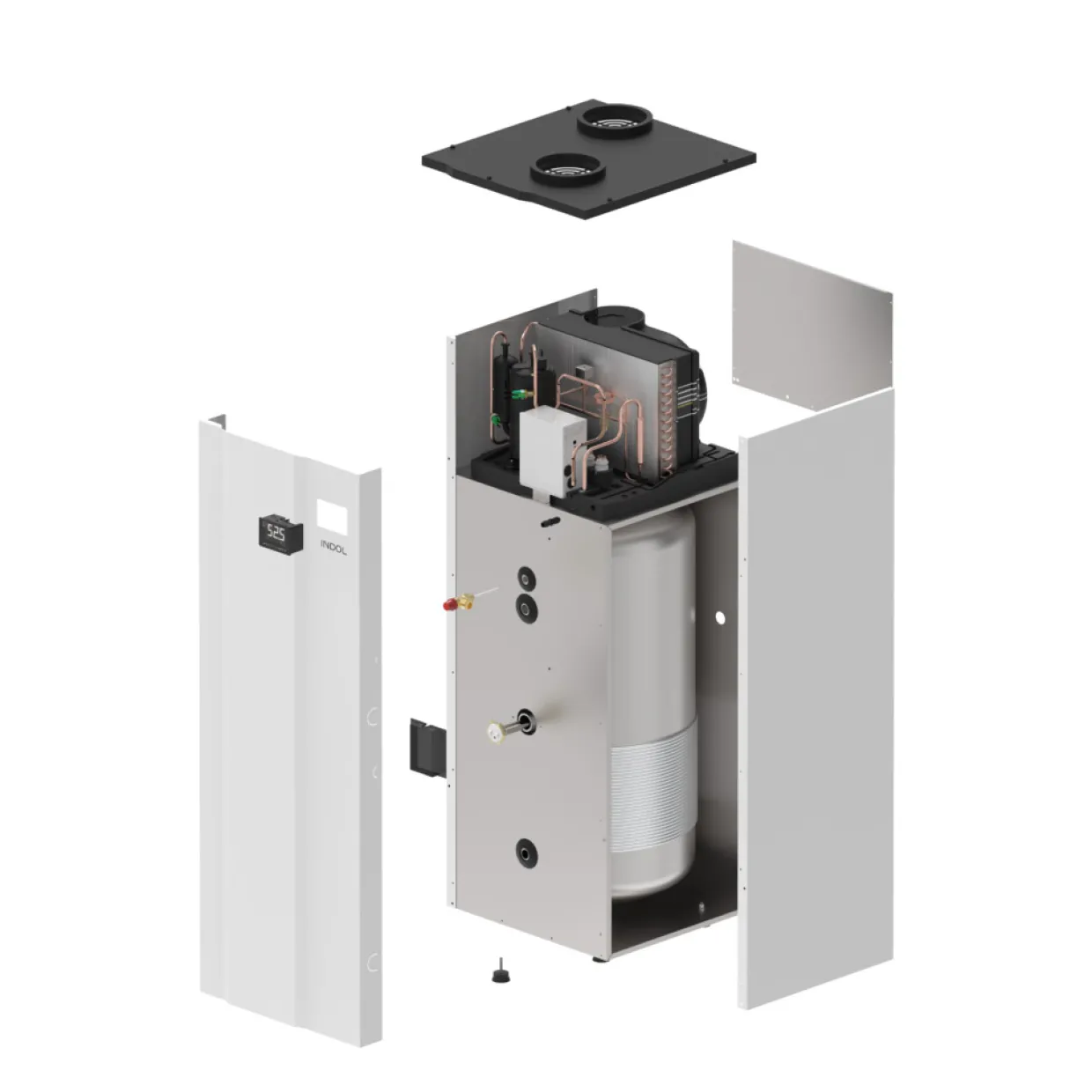 EcoHeat 160FW4R2 Wifi-Ansluten 160L*Indol Best