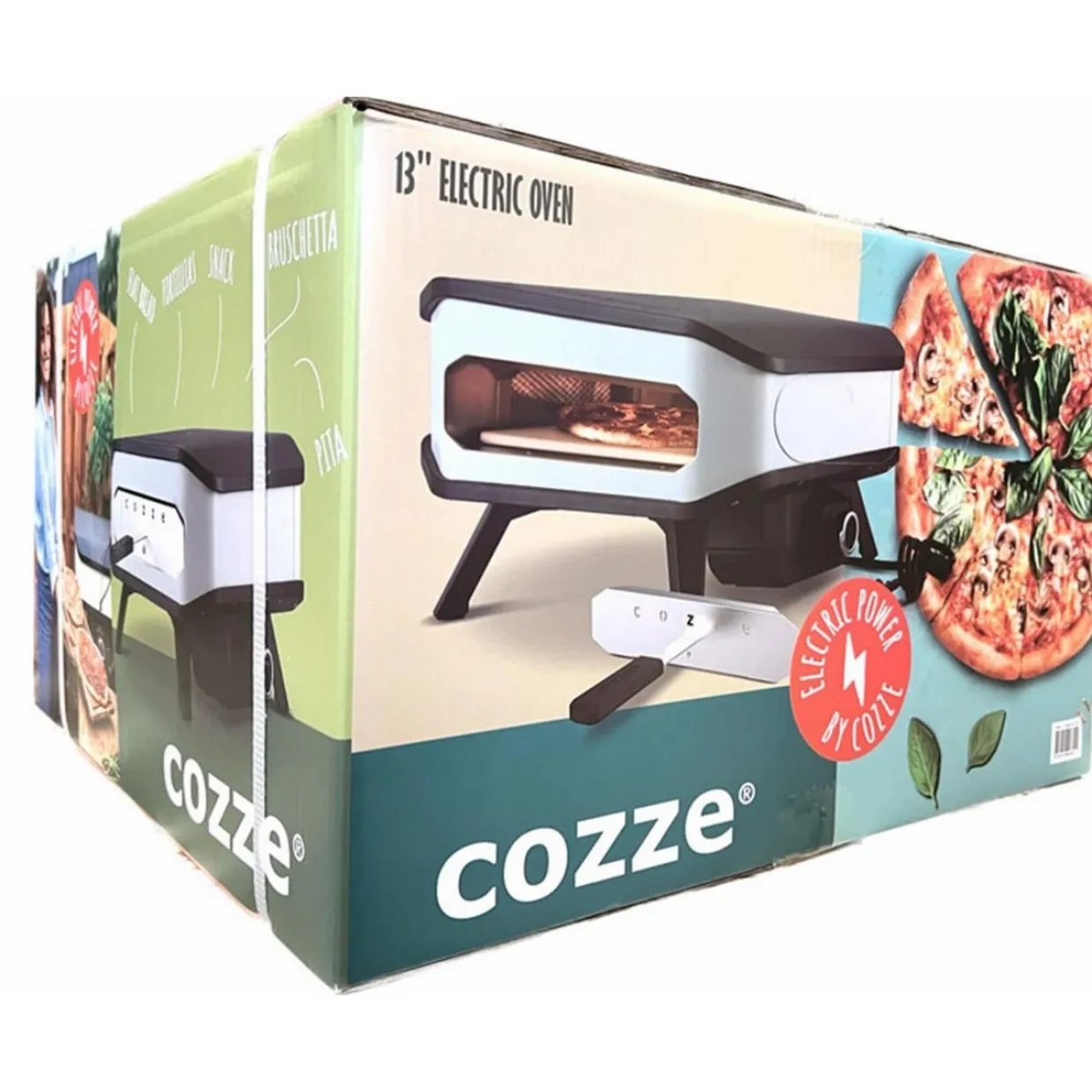 Elektrisk 13" med Pizzasten & Frontlucka, 2200W