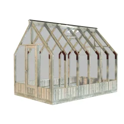 Emilia Fristående med Härdat Säkerhetsglas & Tryckimpregnerat Trä, 8,7 m²*Palmako Outlet