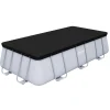 Flowclear PVC Svart 4,12 x 2,01 m Poolskydd*Bestway Online