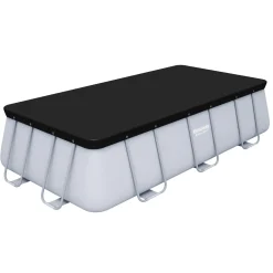 Flowclear PVC Svart 4,12 x 2,01 m Poolskydd*Bestway Online