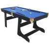 6ft Hopfällbart 78,7x91,4x182,9 cm*Nordic Games Discount