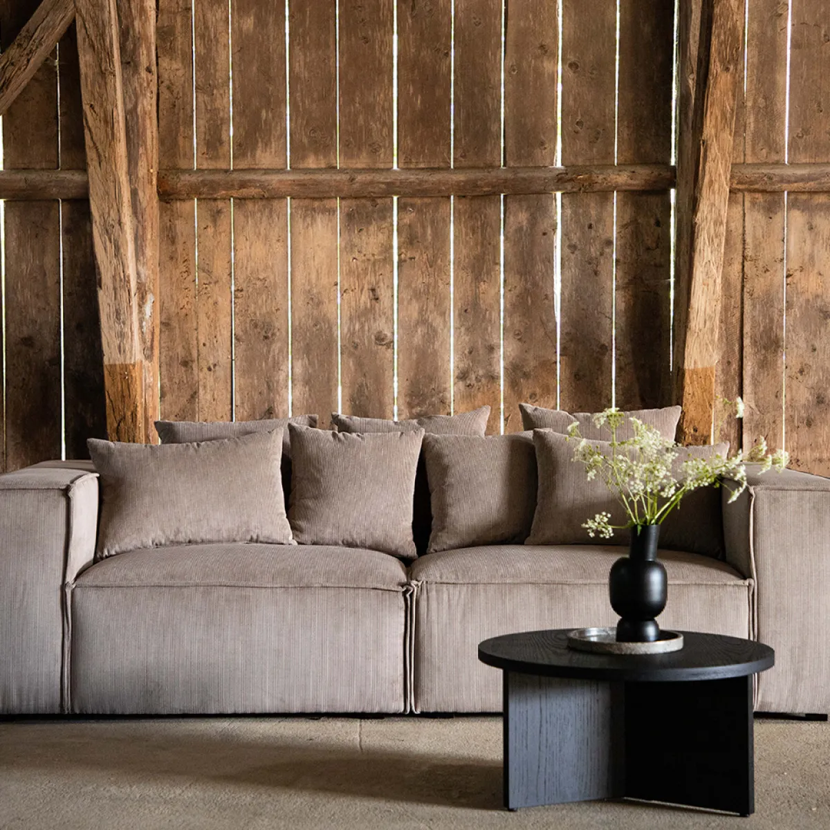 Gillholmen Manchester Brun 3-Sits*Vind Outlet