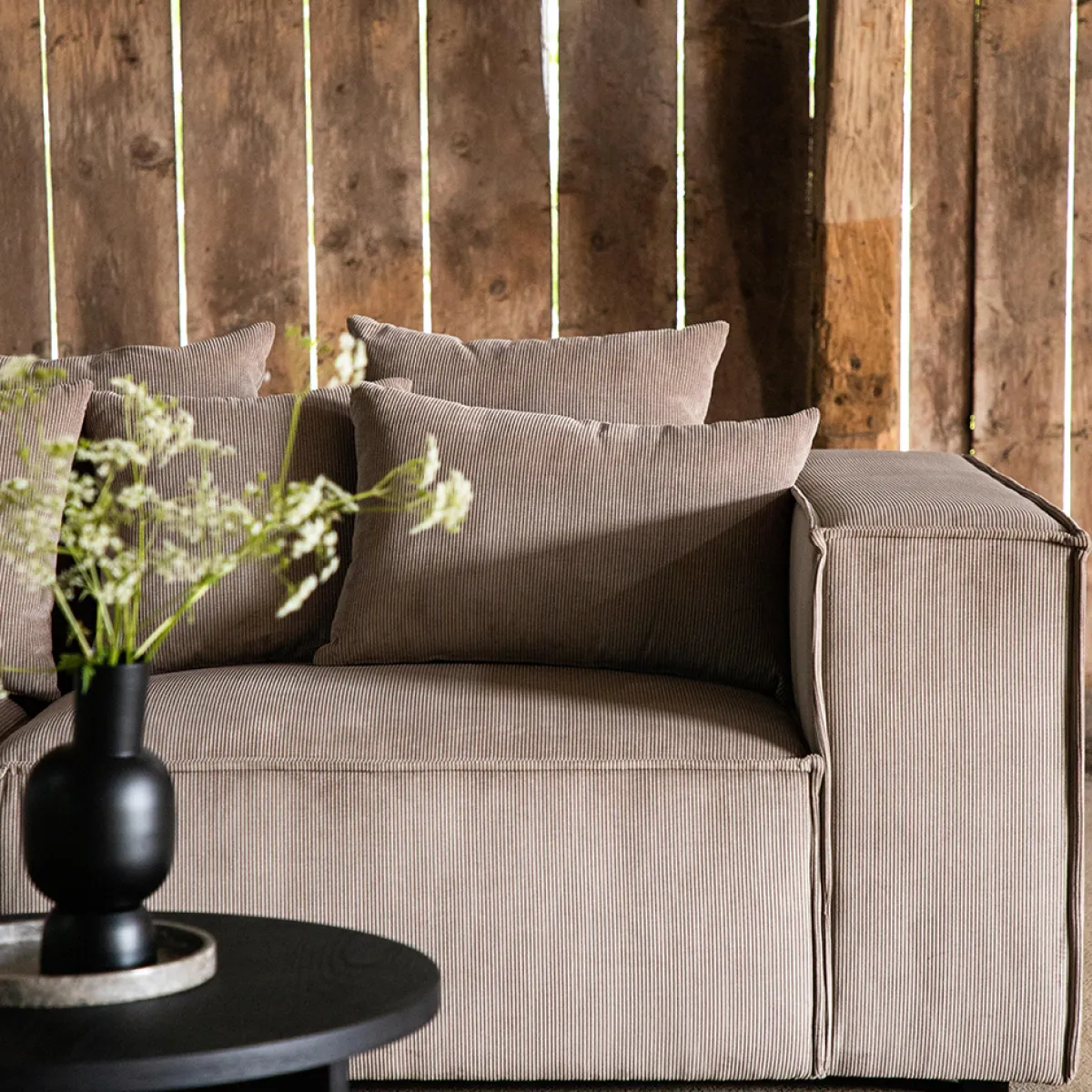 Gillholmen Manchester Brun 3-Sits*Vind Outlet