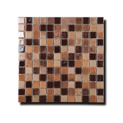 Glasmosaik Mix Brun 2,5x2,5 cm*Lhådös Sale