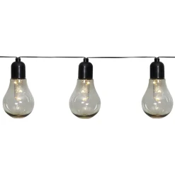 Glow 10L Batteridriven Utebelysning Svart 4m*Star Trading New