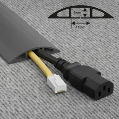 Golvöverdrag Light Duty Flexibel PVC Grå 1.8m*D-LINE Clearance