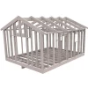 22 grader Med Loft 6000x4766 mm Färdiga Sektioner Med Öppningar*Byggstommar Hot