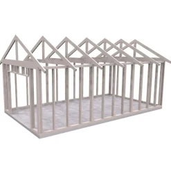 27 grader 7200x3940 mm*Byggstommar Clearance