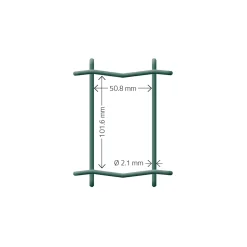 Grönt 20x1,2 m Med Maskor 10x5 cm*Hortus Outlet