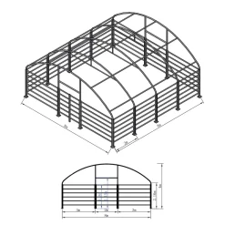G900 8x8x4 m Farmer*Ranch Hot