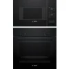 HBF010BA1 + BFL520MB0 Serie 2 & 4 Svart*Bosch