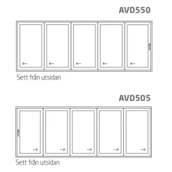 HelAlu 5-Delad 3-Glas*NorDan New