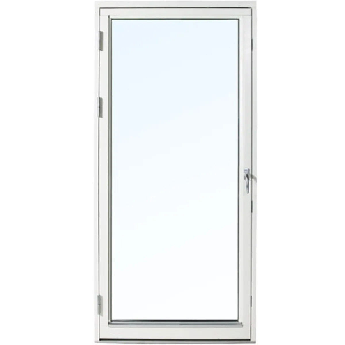 Helglasad Enkeldörr 3-Glas Aluminium*Outline Hot