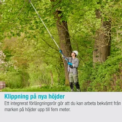 HighCut 360 Batteri P4A Komplett med Batteri och Laddare*Gardena Outlet