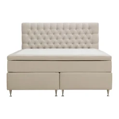 Hilton Lyx Komplett Sängpaket 160x200 cm med Knappad Sänggavel i Sammet*Berg & Strand Hot