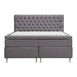 Hilton Lyx Komplett Sängpaket 160x200 cm med Knappad Sänggavel i Sammet*Berg & Strand Hot