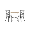 Holmbeck Bord med 2 Tablas Trädgårdsstolar Utomhus*Venture Home Discount