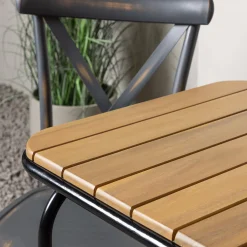 Holmbeck Bord med 2 Tablas Trädgårdsstolar Utomhus*Venture Home Discount