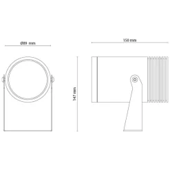 Hovden Maxi 3K 36° Dimbar LED Utebelysning Antracit*SG ARMATUREN Sale